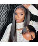 Buy Glueless Human Hair Wigs for Black Women - 20 Inch Pre-Cut Lace Beginner Friendly Natural Hairline 180% Density - Buy Online on GoSupps.com