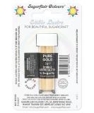 Sugarflair Pure Gold Edible Lustre Glitter - Add Shine to Cakes and Decorations - 2g - Buy Online on GoSupps.com