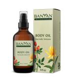Banyan Botanicals Body Oil - Lightweight Ayurvedic Skin Care | Organic Jojoba Oil Non-Greasy Non-GMO Cruelty-Free | 4 oz Massage Oil for Soft Smooth Skin - Buy Online on GoSupps.com