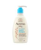 Aveeno Baby Daily Moisture Gentle Body Wash & Shampoo | 2-in-1 Bath & Hair Care | Tear-Free & Paraben-Free | Lightly Scented - 12 fl. oz - Buy Online on GoSupps.com