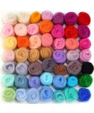 MOMODA BAODLON 50 Colors Fibre Wool Yarn Roving for Needle Felting Hand Spinning DIY Craft Materials - Buy Online on GoSupps.com