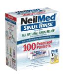 Neilmed Sinus Rinse Refill Kit - 100 Count | Effective Nasal Rinse for Sinus Relief | International Shipping Available - Buy Online on GoSupps.com