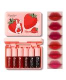 6 Colors Lip Tint Stain Set: Long-lasting Korean Lip Gloss & Cheek Tint - Waterproof, High Pigment, Vivid Color - Mini Liquid Lipstick Makeup Set - Buy Online on GoSupps.com