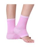 TXBONA Kids Compression Foot Arch Support Sleeves - Pink | Ankle Brace for Plantar Fasciitis & Sprained Ankle - Buy Online on GoSupps.com