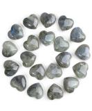MAIBAOTA Black Labradorite Moonstone Crystal Healing Crystals Gemstones Pocket Gifts Heart-Shaped Nature Spiritual Energy for Women Men Reiki Divination Balancing Yoga Meditation 10PCS - Buy Online on GoSupps.com