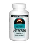 Source Naturals L-Tyrosine 500 mg - 100 Tablets | Support Mood & Focus - Buy Online on GoSupps.com