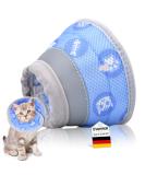 Adjustable Soft Cat Collar for Kittens - Leakproof Protection & Wound Care - Blue | Perfect for 1 Month Old Kittens - Buy Online on GoSupps.com