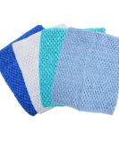 4pcs Crochet Tube Top and Tutu Set for Baby Girls - Mix-Blue Shade - 15x15cm - Buy Online on GoSupps.com