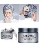 Temporary Silver Gray Hair Spray Color, Luxury Coloring Mud Grey Hair Dye Wax,Washable Treatment with All Day Hold. Non-Greasy Matte Hairstyle Ash for Party, Cosplay - Buy Online on GoSupps.com