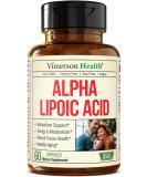 Alpha Lipoic Acid 650mg Vegan Nerve Support Supplement for Inflammation Energy & Antioxidant Health - 60 Capsules Made in the USA - Buy Online on GoSupps.com