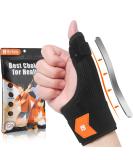 Wrist & Thumb Brace - Compression Splint for Arthritis Tendonitis & Trigger Finger - Right/Left Hand Support - Buy Online on GoSupps.com