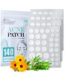 Acne Patch Pimple Patch, 4 Sizes 140 Patches Acne Absorbing Cover Patch, Hydrocolloid Invisible Acne Patches For Face Zit Patch Acne Dots Tea Tree, Calendula Oil - 1 Pack 140 Count (Pack of 1) - Buy Online on GoSupps.com