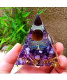 Ycyiingcheng Crystal Orgonite Pyramid - Energy Protection & Chakra Healing Crystals for Positive Energy, Reiki Supplies - Home Decor Gift - Buy Online on GoSupps.com