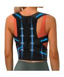 Back Brace Posture Corrector for Men & Women - Adjustable Full Back Support for Scoliosis Relief Hunchback Correction & Pain Relief - Large Size - Buy Online on GoSupps.com