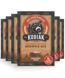 Kodiak Cakes Protein Brownie Mix - 8g Protein Per Serving - 100% Whole Grains - Chocolate Fudge - 14.8oz (Pack of 6) - Buy Online on GoSupps.com