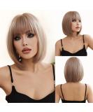 Esmee Short Bob Wig - Mixed Blonde Ponytail Synthetic 14-Inch Cosplay Wig for Women - Buy Online on GoSupps.com