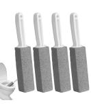 Techeel Pumice Stone Cleaning Set - 4 Toilet Cleaners with Handle for Deep Cleaning Bathroom Kitchen and Pool - Buy Online on GoSupps.com