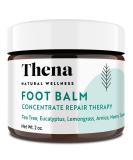 THENA Tea Tree Oil Antifungal Cream - Extra Strength Foot Balm for Athlete's Foot, Dry Skin, Cracked Heels & Fungal Infections - Natural Treatment for Itch Relief, Toenail Fungus, Calluses & Ringworm - Best Anti-Fungal Foot Care for Humans - Buy Online on GoSupps.com