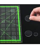 Non-Slip Transparent Ruler Grips for Quilting Templates - 34 PCS (10 Large, 24 Small) - Buy Online on GoSupps.com