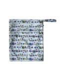 MUMBABY Wet Dry Bag for Baby Cloth Diaper Nappy - Reusable with Two Zippered Pockets | Spring Flower Design - Buy Online on GoSupps.com