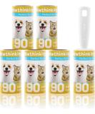 Newthinking Lint Roller for Clothes 6 Pack Lint Roller for Pet Hair Remover Extra Sticky Lint Roller with 540 Sheets for Clothes Pet Hair and Furniture - Buy Online on GoSupps.com