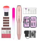 AIRSEE Portable Electric Nail Drill Professional Efile Kit for Acrylic  Gel Nails  Polishing Shape Tools (Gold) A_gold - Buy Online on GoSupps.com
