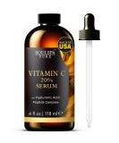 Best Vitamin C Serum for Face - Hydrating Anti-Aging Formula with Hyaluronic Acid & Peptides - 4 fl oz - Buy Online on GoSupps.com