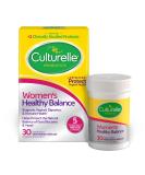 Probiotic for Women with Probiotic Strains to Support Digestive, Immune & Vaginal Health*, Culturelle Women’s Healthy Balance Probiotic, Gluten Dairy & Soy Free, 30 Count Women's Daily Probiotic 30 Count - Buy Online on GoSupps.com