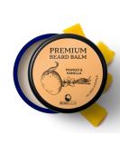 Beard Club Island Hopper Beard Balm - Mango & Vanilla Scent - Premium Organic Conditioner for Men - Shapes, Softens, and Prevents Itching - Natural Beard Wax - Buy Online on GoSupps.com