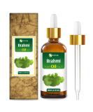 Brahmi Oil - 100% Pure Natural & Undiluted - Premium Herbal Oil for Hair & Skin | International Shipping - Buy Online on GoSupps.com