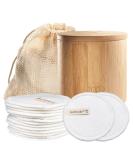 EcoPanda Slimming Pads - Reusable Bamboo Cotton Pads | Washable Zero Waste 18x | Sustainable Eco-Friendly Solutions - Buy Online on GoSupps.com