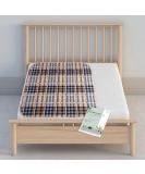 Riqinxin Waterproof Incontinence Bed Pad - Extremely Absorbent Washable & Slipproof - 91x81cm | Ideal for Beds - Buy Online on GoSupps.com