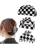 Pack of 3 Hair Claw Clips Medium Hair Claw for Thick and Thin Hair 6.5 cm Celluloid Hair Clips Women's Medium Hair Claw Clips for Hair 3 Colours 3 pack Color B - Buy Online on GoSupps.com