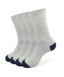 ThemeDesigner Non-Binding Top Extra Wide Diabetic Socks Full Cushion Thick Warm Socks Grey X-Large (Sock size 13-15) Grey 4 Pairs - Buy Online on GoSupps.com