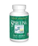 Source Naturals Spirulina 500 mg - 200 Tablets | Premium Superfood for Energy & Immunity - Buy Online on GoSupps.com