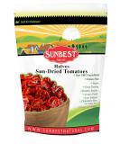 Sunbest Natural Sun Dried Tomato Halves - Ready-to-Eat Fresh Mix for Cooking and Snacking - Non-GMO and Kosher Vegan Food - 2 lbs - Buy Online on GoSupps.com