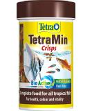 Tetra Min Crisps Fish Food Complete Fish Food for All Tropical Fish with Clean and Clear Water Formula 100 ml - Buy Online on GoSupps.com