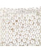 1300-Piece White Faux Plastic Pearls for Crafts & Decor - 8mm Bulk Filler Beads for Home Centerpiece, Makeup Brush Holder, Wedding Decor & Table Scatter - Buy Online on GoSupps.com