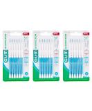 GUM Bi-Direction Interdental Brushes 6 pieces pack 0.9 mm blue (candle) 3-pack (3x 6 pieces) - Buy Online on GoSupps.com