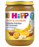 HiPP Organic Fruit & Grain Exotic Fruits with Couscous Pack of 6 (6 x 190g) - Buy Online on GoSupps.com