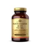 Solgar Pantothenic Acid 550 mg | 100 Vegan Capsules for Energy & Metabolism - Buy Online on GoSupps.com
