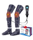Air Compression Leg Massager with Heat Levels - Circulation & Muscle Relaxation Device | 4 Modes, 4 Intensities - Buy Online on GoSupps.com