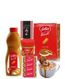 Lotus Biscoff Gift Set - Biscoff Sauce, Speculoos Syrup, XL Biscuits, Spread, Crumbs, Lovely Card - 750g - Buy Online on GoSupps.com