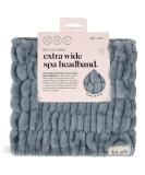 Kitsch Spa Headband - Extra Wide Makeup Headband for Washing Face | Multi Purpose Skincare Headbands | Facial Headband & Hair Band For Washing Face | Face Wash Headbands for Women Makeup (MistyBlue) - Buy Online on GoSupps.com