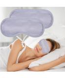 Organic Castor Oil Pack for Eyes - Reusable Eye Mask for Sleep & Moisture | Improve Eyelashes & Eyebrows | Adjustable Pink Design - Buy Online on GoSupps.com