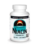 Source Naturals Niacin 100 mg - 250 Tablets for Heart Health & Energy Support - Buy Online on GoSupps.com