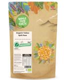 Wholefood Earth Organic Yellow Split Peas 3kg - GMO Free, Vegan, High Fibre, High Protein | Certified Organic - Buy Online on GoSupps.com