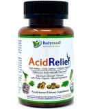 Bodymune AcidRelief Organic Supplement for Acid & Indigestion Relief - 60 Capsules | Vegan, Non-GMO, Gluten-Free | Made in USA - Buy Online on GoSupps.com