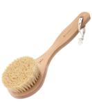 Hydrea London Dry Body Brush Premium Exfoliating Dry Skin Brush Cactus Bristle Vegan Dry Brush Cellulite Remover Exfoliating Body Scrubber for Lymphatic Drainage FSC Certified Beechwood - Buy Online on GoSupps.com