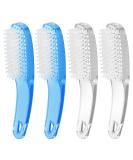 Larbois Nail Brush Set - 4 Pack Handle Grip Fingernail Brushes for Cleaning Toes and Nails - Men and Women - Color2 - Buy Online on GoSupps.com